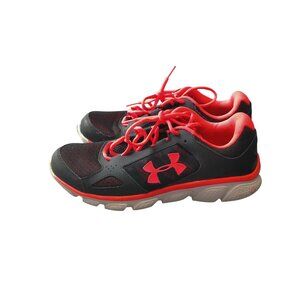 Under Armour Women's Size 9 Micro G Black Pink Running Shoes Sneakers Lace Up